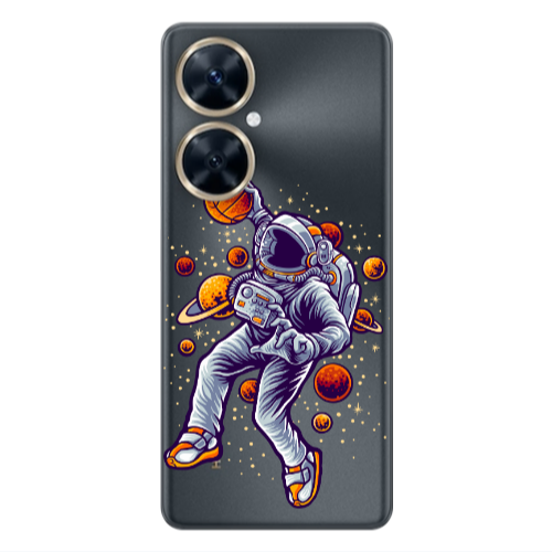 Huawei Nova 11i Space Basketball Transparent Silicone TPU Θήκη