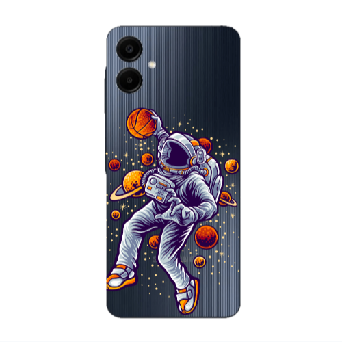 Samsung A06 Space Basketball Transparent Silicone TPU Θήκη