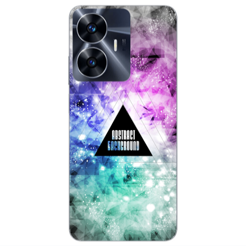 Realme Note 50 Abstract Transparent Silicone TPU Θήκη