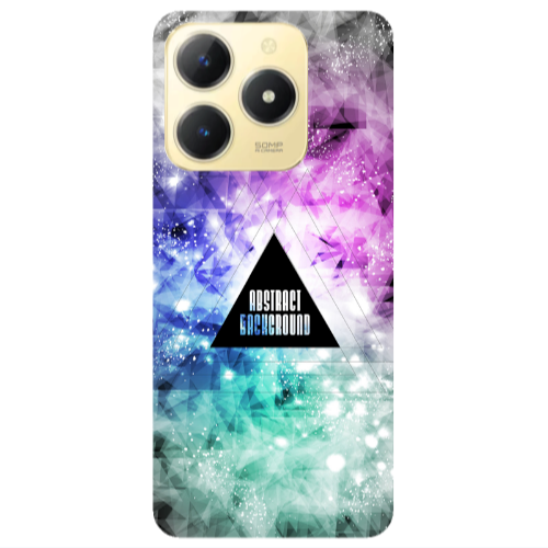 Realme C61 Abstract Transparent Silicone TPU Θήκη