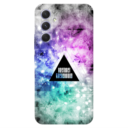 Samsung A56 Abstract Transparent Silicone TPU Θήκη
