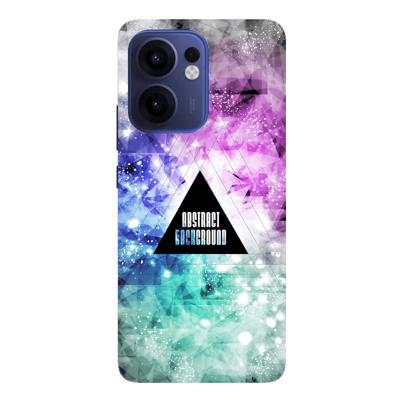 Oppo Reno13 FS Abstract Transparent Silicone TPU Θήκη