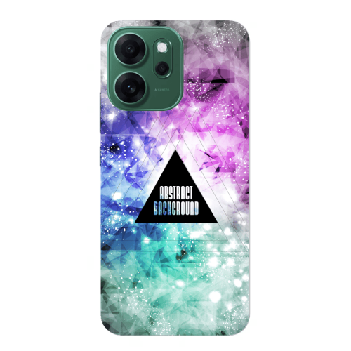 Oppo 14 F Abstract Transparent Silicone TPU Θήκη