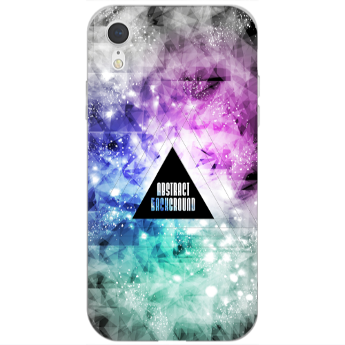 Apple iPhone Xr Abstract Transparent Silicone TPU Θήκη