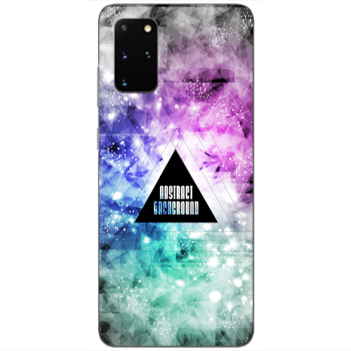 Samsung S20 Plus Abstract Transparent Silicone TPU Θήκη