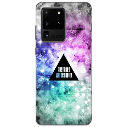 Samsung S20 Ultra Abstract Transparent Silicone TPU Θήκη