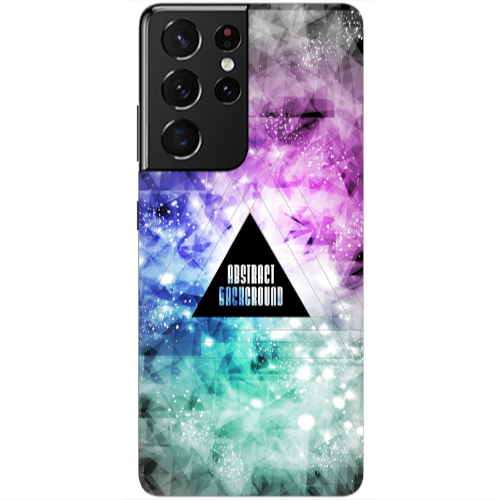 Samsung S21 Ultra Abstract Transparent Silicone TPU Θήκη