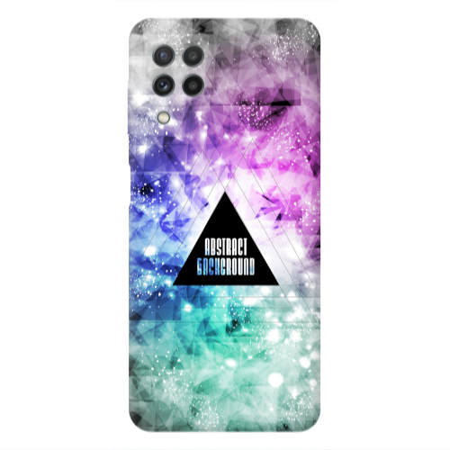 Samsung A22 4G Abstract Transparent Silicone TPU Θήκη