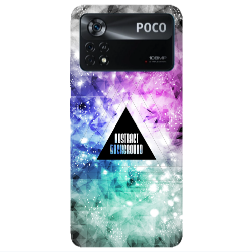 Xiaomi Poco X4 Pro Abstract Transparent Silicone TPU Θήκη