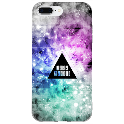 Apple iPhone 7 Plus Abstract Transparent Silicone TPU Θήκη