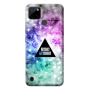 Realme C25Y Abstract Transparent Silicone TPU Θήκη