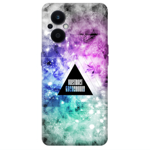 Oppo Reno 7 Lite Abstract Transparent Silicone TPU Θήκη