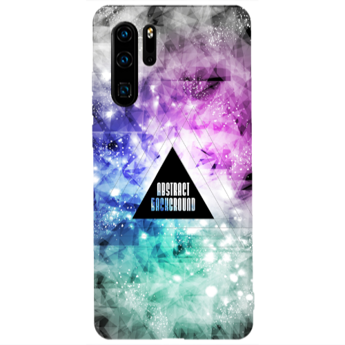 Huawei P30 Pro Abstract Transparent Silicone TPU Θήκη