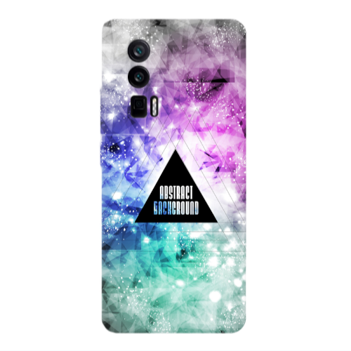 Xiaomi Poco F5 Pro Abstract Transparent Silicone TPU Θήκη