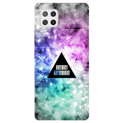 Samsung A42 5G Abstract Transparent Silicone TPU Θήκη
