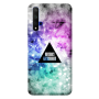 Huawei Nova 5 T Abstract Transparent Silicone TPU Θήκη