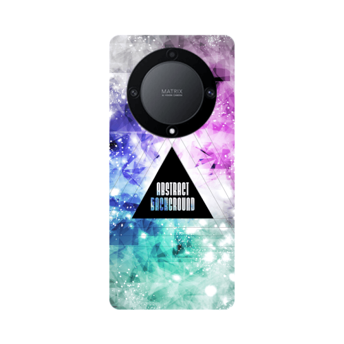 Honor Magic5 Lite 5G Abstract Transparent Silicone TPU Θήκη