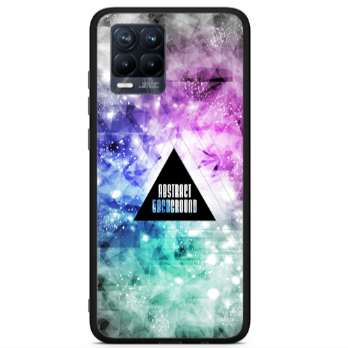 Realme 8 i Abstract Black Glossy Θήκη