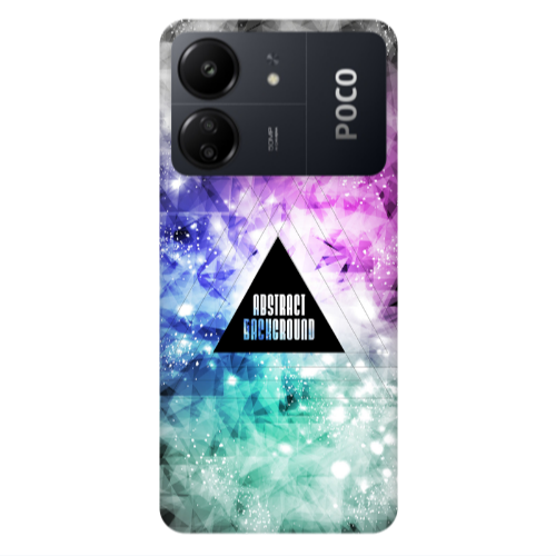 Xiaomi Poco C65 Abstract Transparent Silicone TPU Θήκη