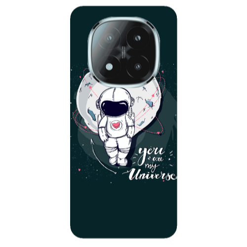 Xiaomi Redmi Note 14 Pro + 5g You are my universe Transparent Silicone TPU Θήκη