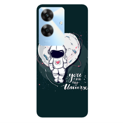 Realme Note 60 You are my universe Transparent Silicone TPU Θήκη