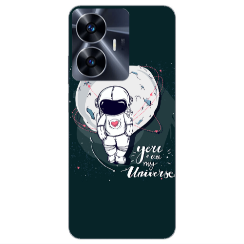 Realme Note 50 You are my universe Transparent Silicone TPU Θήκη