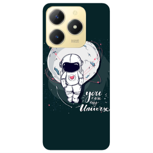 Realme C61 You are my universe Transparent Silicone TPU Θήκη