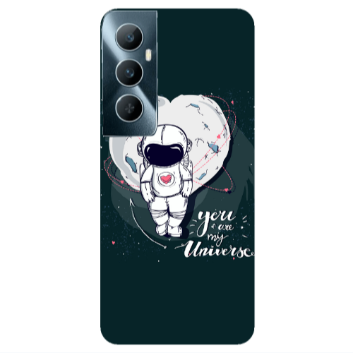 Realme C65 You are my universe Transparent Silicone TPU Θήκη