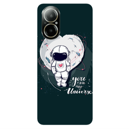 Realme C67 You are my universe Transparent Silicone TPU Θήκη