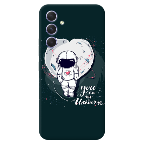 Samsung A56 You are my universe Transparent Silicone TPU Θήκη