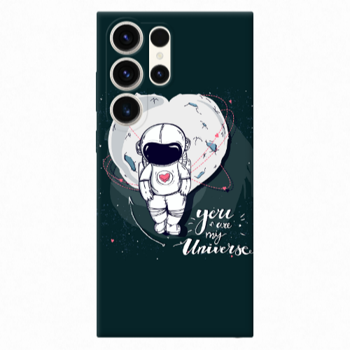 Samsung S25 Ultra You are my universe Transparent Silicone TPU Θήκη