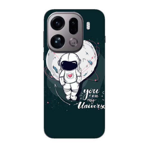 Oppo Find X9 Pro You are my universe Transparent Silicone TPU Θήκη
