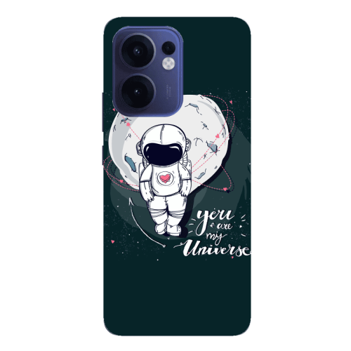 Oppo Reno 13 F You are my universe Transparent Silicone TPU Θήκη
