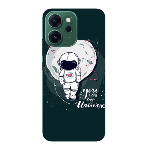 Oppo 14 F You are my universe Transparent Silicone TPU Θήκη