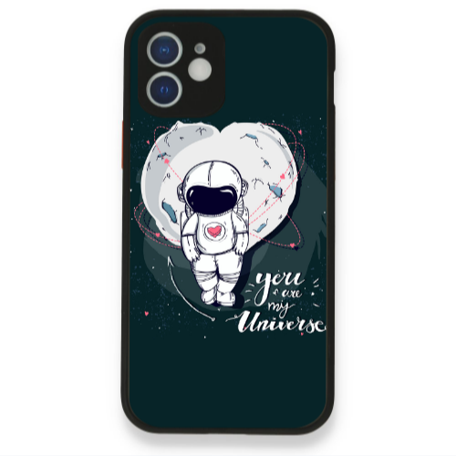 Apple iPhone 12 You are my universe Black Glossy Θήκη