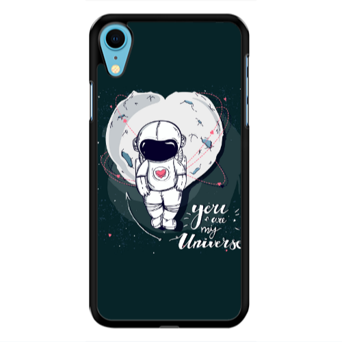 Apple iPhone Xr You are my universe Black Glossy Θήκη