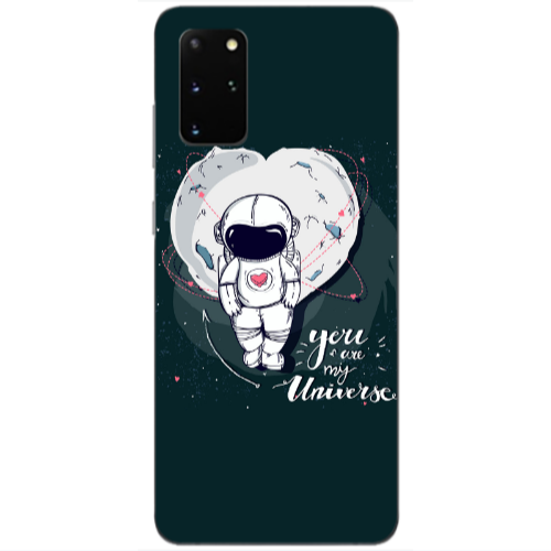 Samsung S20 Plus You are my universe Transparent Silicone TPU Θήκη