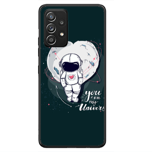 Samsung A53 You are my universe Black Glossy Θήκη
