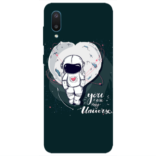 Samsung A02 You are my universe Transparent Silicone TPU Θήκη