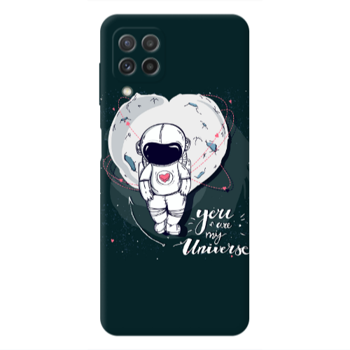 Samsung A22 4G You are my universe Transparent Silicone TPU Θήκη