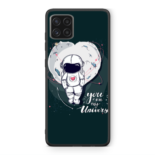 Samsung A22 4G You are my universe Black Glossy Θήκη
