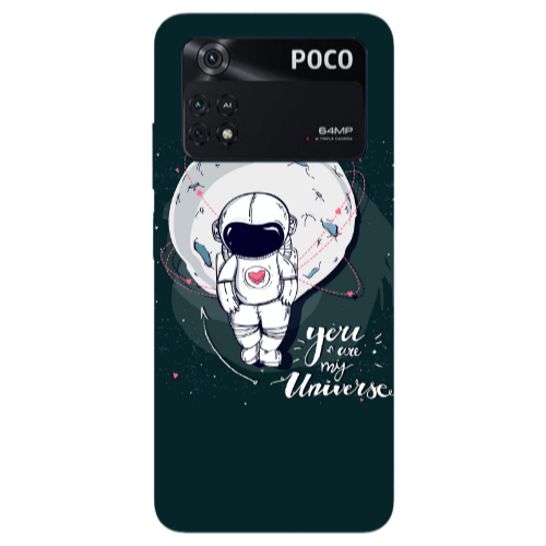 Xiaomi Poco M4 Pro 4G You are my universe Transparent Silicone TPU Θήκη