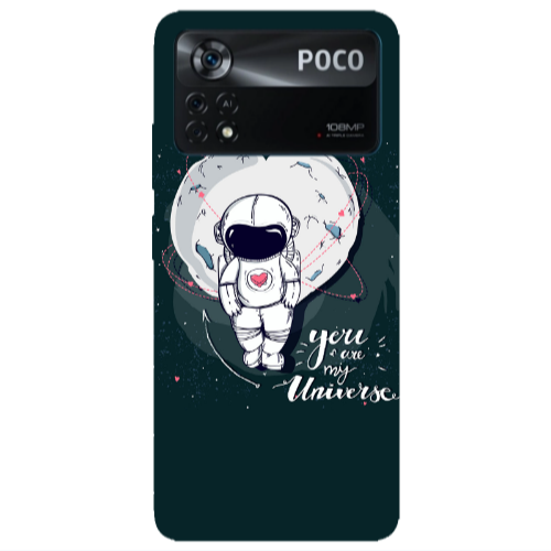 Xiaomi Poco X4 Pro You are my universe Transparent Silicone TPU Θήκη