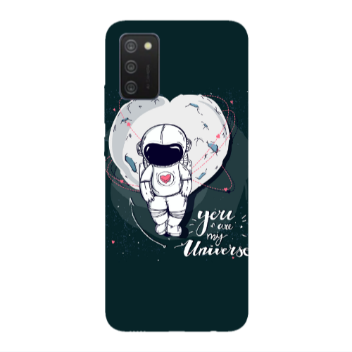 Samsung A03S You are my universe Transparent Silicone TPU Θήκη
