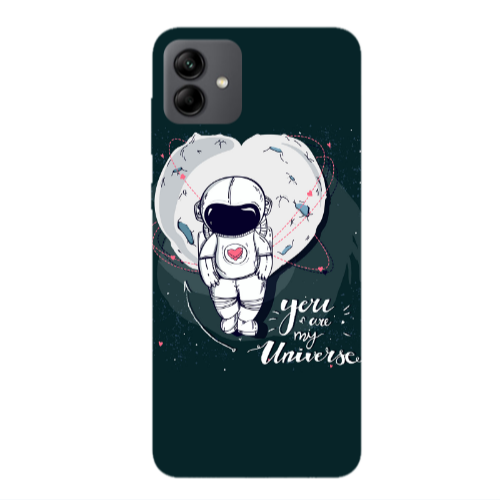 Samsung A04 You are my universe Transparent Silicone TPU Θήκη