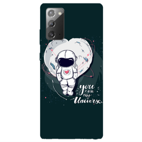 Samsung Note 20 You are my universe Transparent Silicone TPU Θήκη