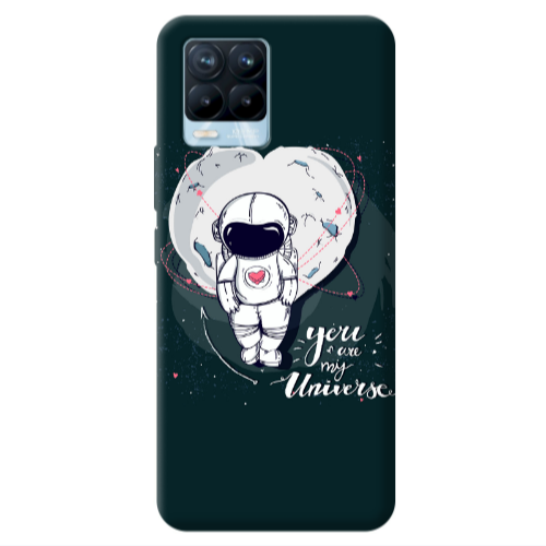 Realme 8 Pro You are my universe Transparent Silicone TPU Θήκη