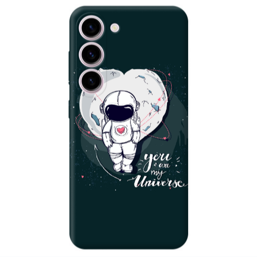 Samsung S23 Plus You are my universe Transparent Silicone TPU Θήκη