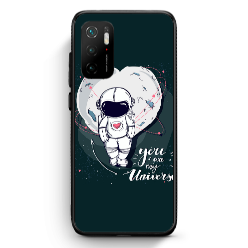 Xiaomi Poco M3 Pro You are my universe Black Glossy Θήκη