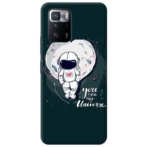 Xiaomi Poco X3 GT You are my universe Transparent Silicone TPU Θήκη